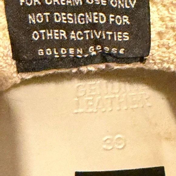 Golden Goose SUPER STAR BIKER LEATHER SNEAKERS DRAWING DARK BROWN. - Picture 10 of 16